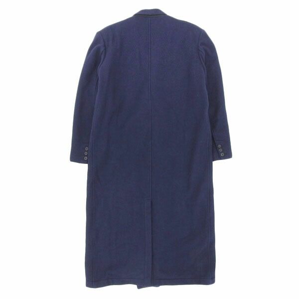 ヨウジヤマモト デニム インディゴ チェスターコート ネイビー ワイズ Y's ヨウジヤマモト Yohji Yamamoto ウール100