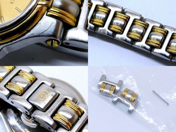 グッチ 時計 □ 9040L ステンレス コンビカラー ゴールド 文字盤