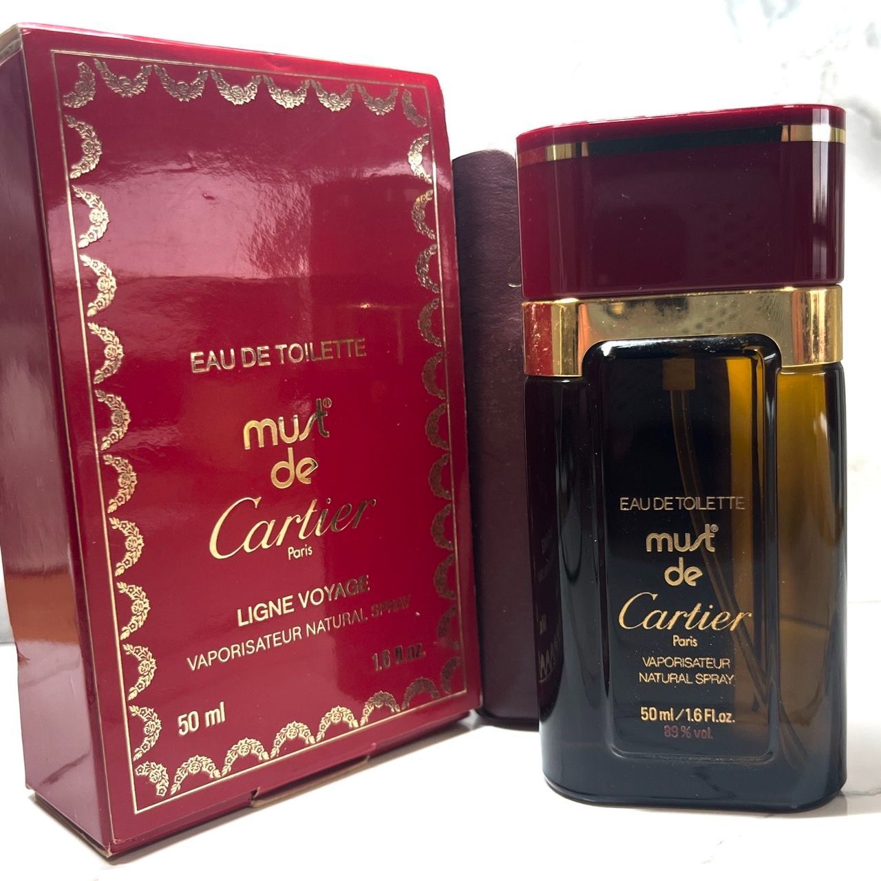 満量】Cartier カルティエ EAU DE TOILETTE must de Cartier LIGNE