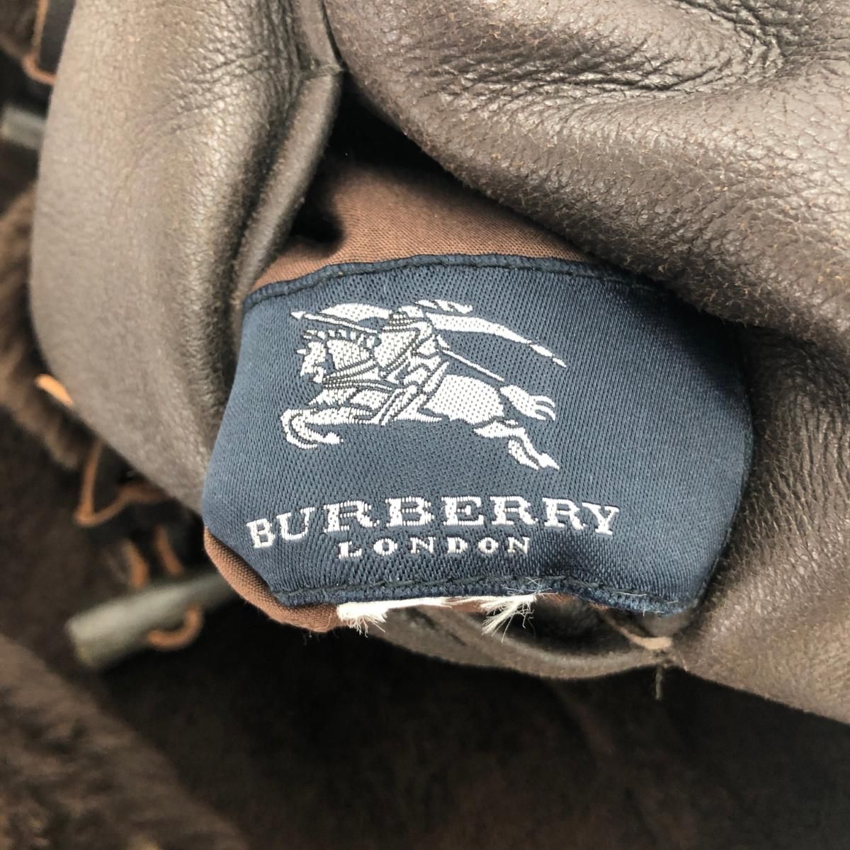 BURBERRY LONDON バーバリーロンドン  ムートンコート  BZ-300-999 ブラウン  キッズ 　240001112199 BURBERRY LONDON バーバリーロンドン ムートンコート BZ-300-999