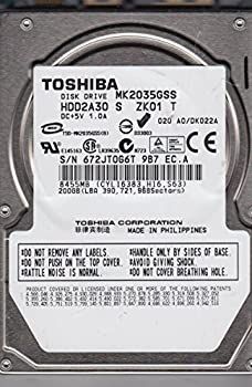 「非常に良い」東芝 MK2035GSS バルク品 2.5インチ内蔵 シリアルATAHDD 垂直磁気記録方式