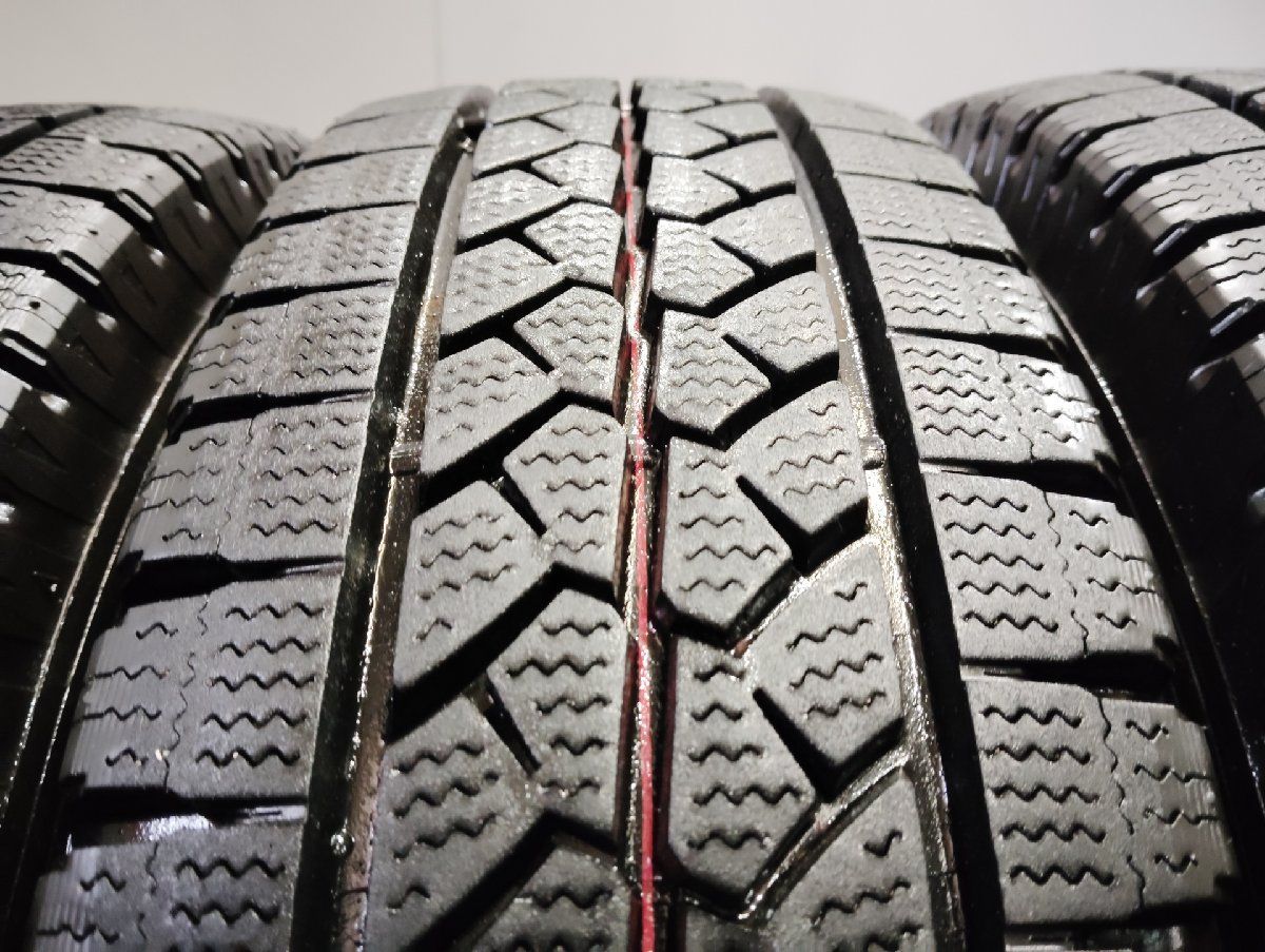 BS BRIDGESTONE BLIZZAK VL1 195/80R15 107/105L LT 15インチ スタッドレス 4本 19年製 バリ溝 ハイエース キャラバン等　(KTL064)