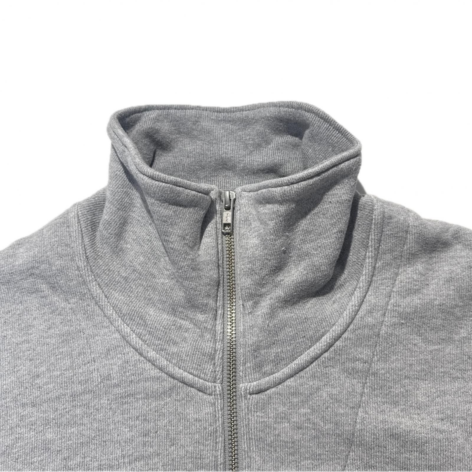 ハーフジップ 裏起毛