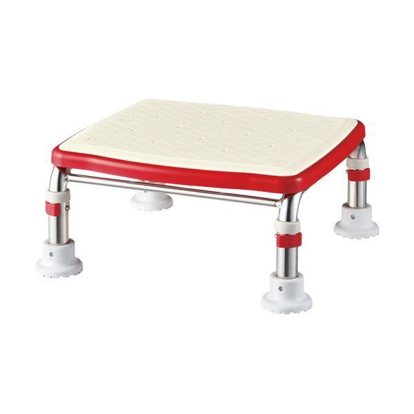 アロン化成ステンレス製浴槽台R あしぴた 標準タイプ ソフト15-20 レッド 536-454 1台