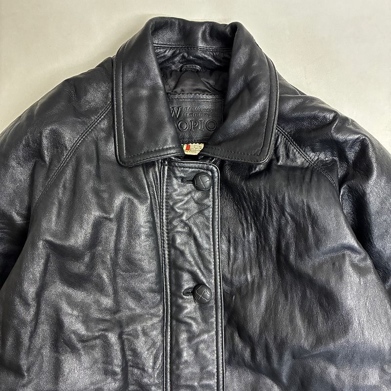 ◇ W DOPIO レザージャケット ラムレザー アウター インナー