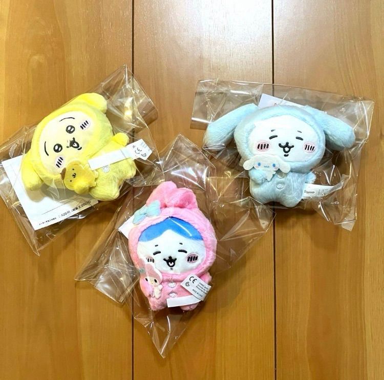 ちいかわ ナガノフレンズ × サンリオキャラクターズ マスコットキーホルダー ナガノフレンズ×サンリオキャラクターズ」が発売！「ちいかわ