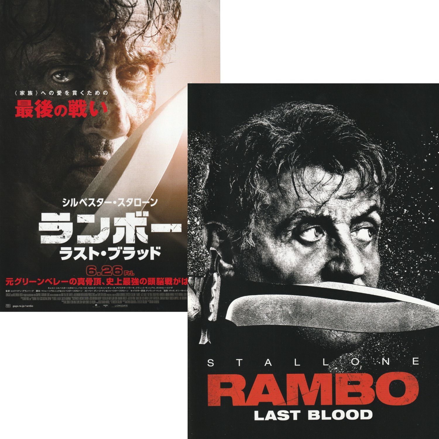 送料無料 】 ランボー ラスト・ブラッド 映画 チラシ & パンフレット