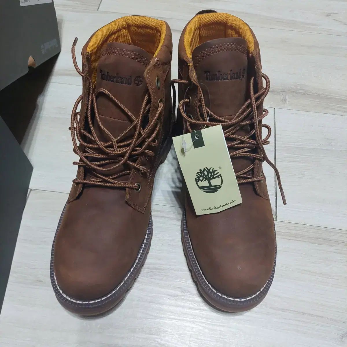 未使用) Timberland(ティンバーランド) ブラウン ブーツ Redwood ウォーターウルフ