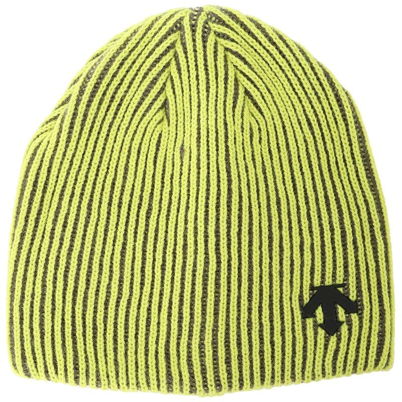 [デサント] KNIT CAP ニットキャップ 保温 吸汗速乾 抗菌防臭 リブ風 防寒 メンズ DWBWJC61 BLY 0