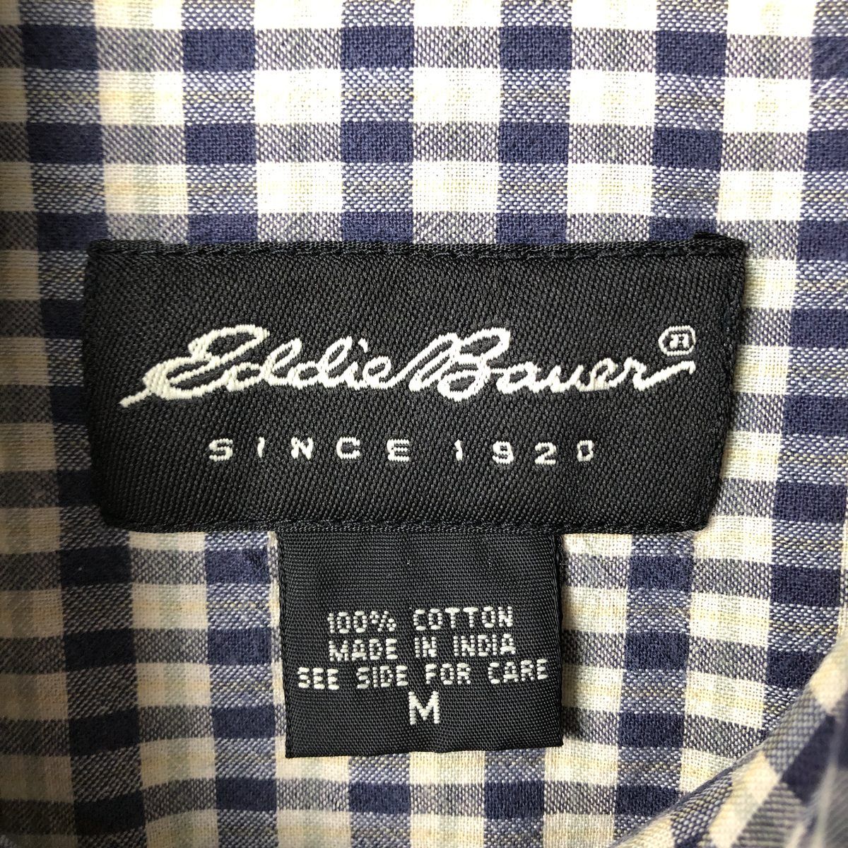 古着 エディーバウアー Eddie Bauer チェック柄 半袖 ボタンダウンシャツ メンズM相当 /eaa553604 Eddie Bauer - エディー・バウアー 半袖シャツ チェック柄