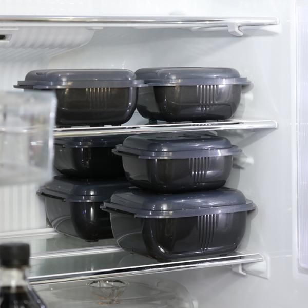 C(7587) ユキワ 深型 角キッチンポット 5個 ステンレス 業務用 厨房用