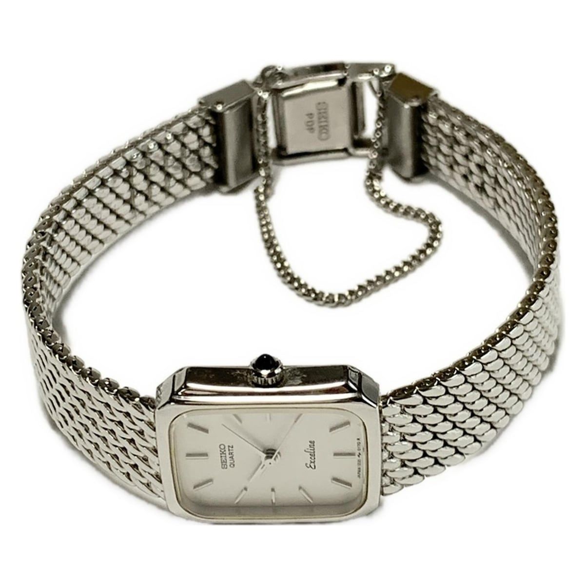 SEIKO EXCELINE スクエア レディース 腕時計 レクタンギュラー SEIKO - SEIKO Exceline 腕時計 レクタンギュラー シルバー の