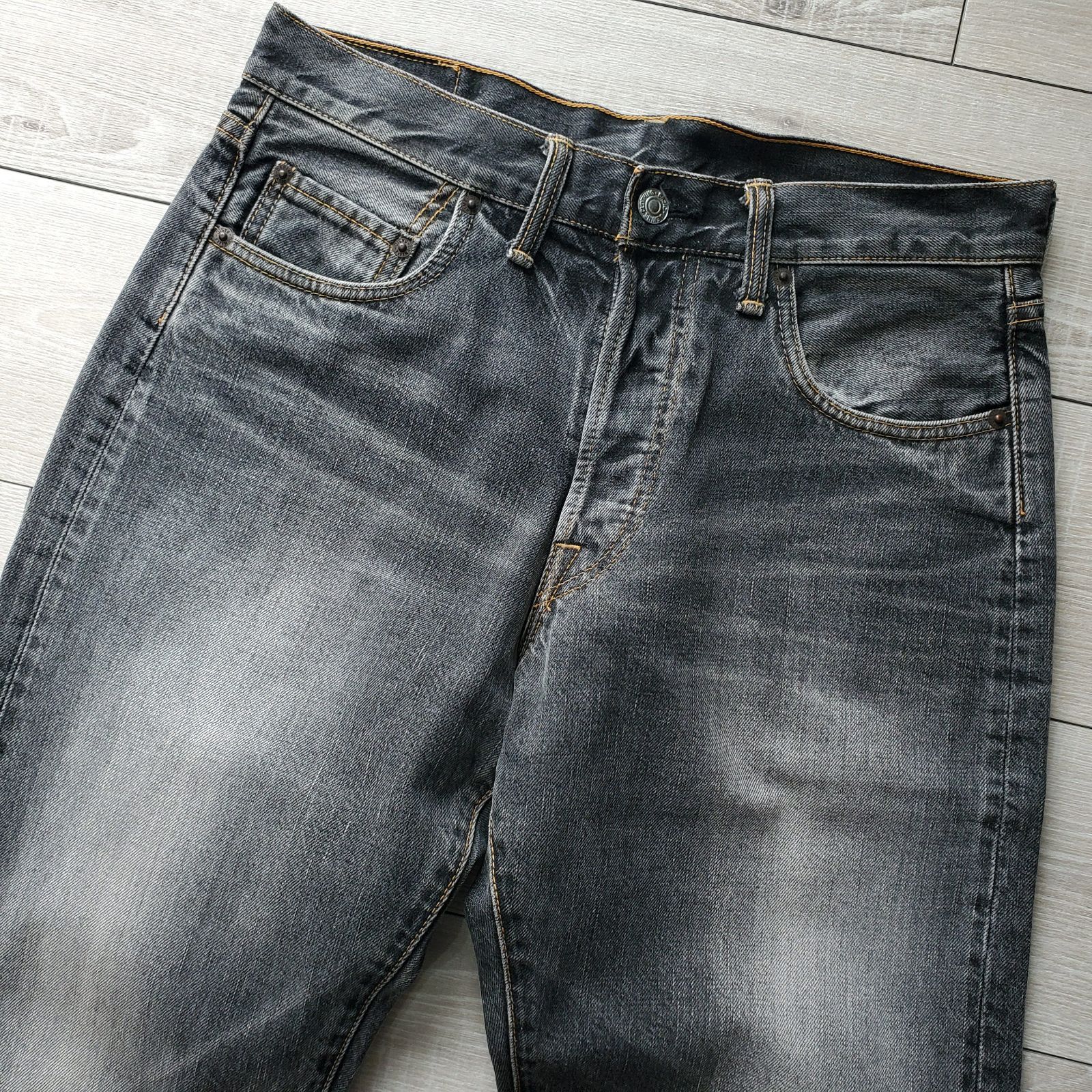 DENIME 旧ドゥニーム□美品 98-00s vintage ORRIZZONTI オリゾンティ期 USED加工 先染め ブラックデニム 日本製  W32 実寸W80×L84 ジーンズ ヴィンテージ 定価21800 - メルカリ