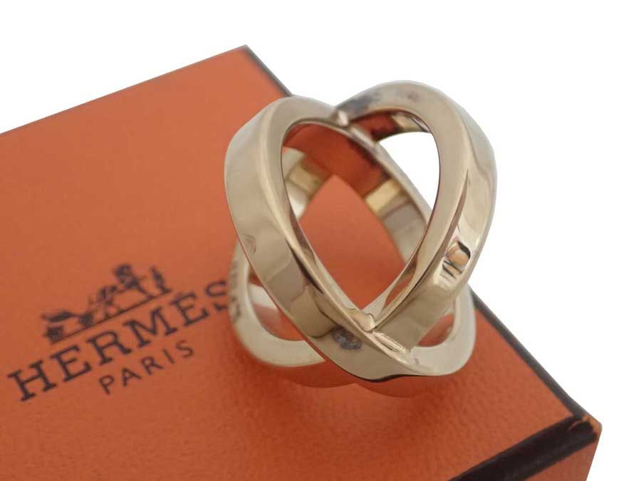 HERMÈS スカーフリング　Bijouterie fantaisie エルメス スカーフリング BIJOUTERIE FANTAISIE ゴールド