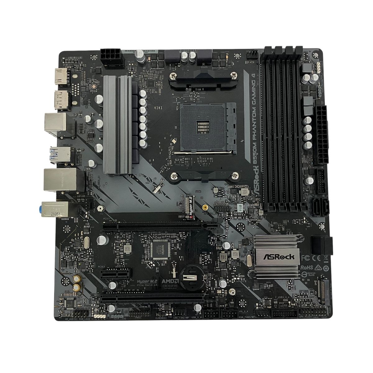 ASRock B550M PHANTOM GAMING 4 マザーボード PCパーツ ジャンク Y10037861