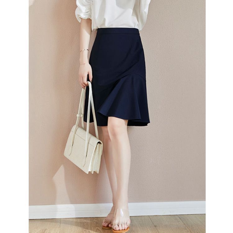 フ スカート レディース 春 夏 スカート マーメイド 膝丈スカート おしゃれ ハイウエスト aライン 楽ちん ボトムス 美脚 大人 通勤 きれいめ 韓国風 30代 40代 50代 60代 jyonn1610