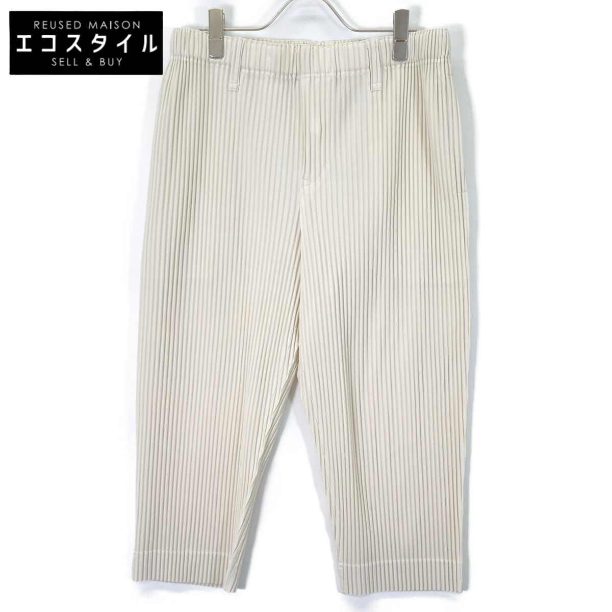 HOMME PLISSE ISSEY MIYAKE オムプリッセ イッセイミヤケ ｵﾌﾎﾜｲﾄ HP91JF140 ﾊﾟﾝﾂ 3
