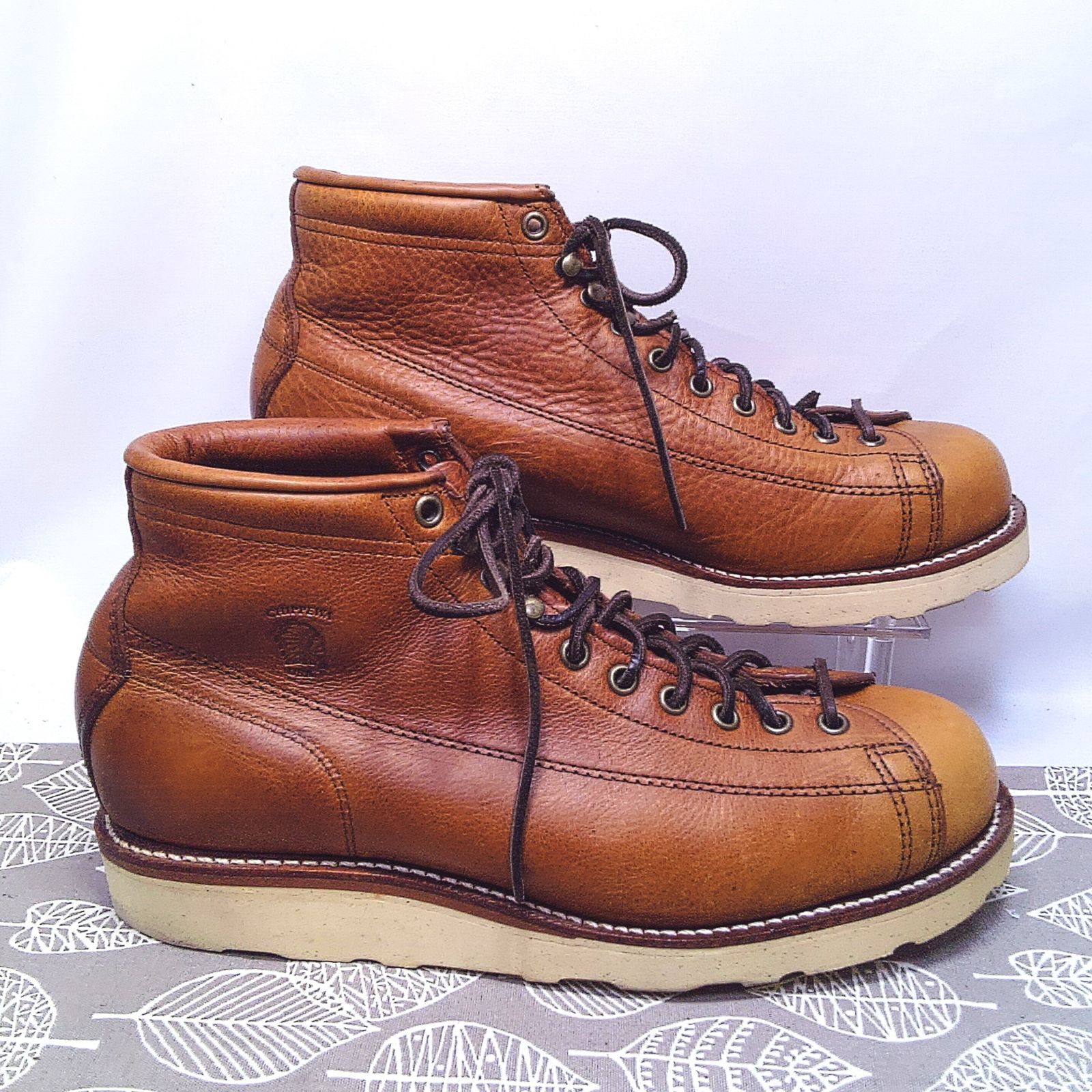美品】チペワ CHIPPEWA モンキーブーツ キャメル 白タグ US9 約27cm - メルカリ