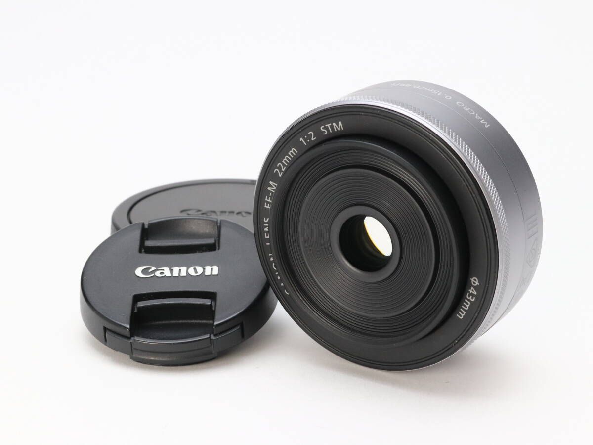 キヤノン Canon EF-M 22mm F2 STM 単焦点レンズ シルバー ミラーレス