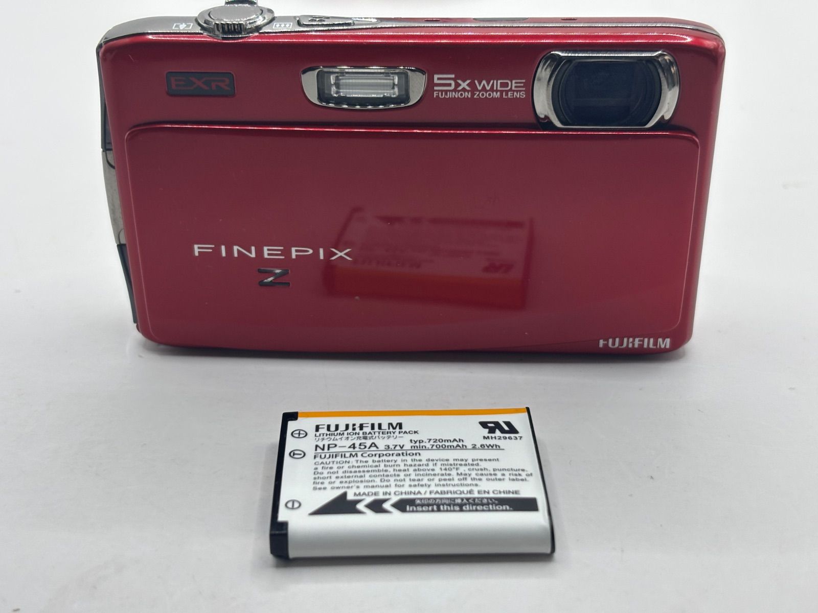 動作保証あり FUJIFILM デジタルカメラ FinePix Z900 EXR 赤 レッド