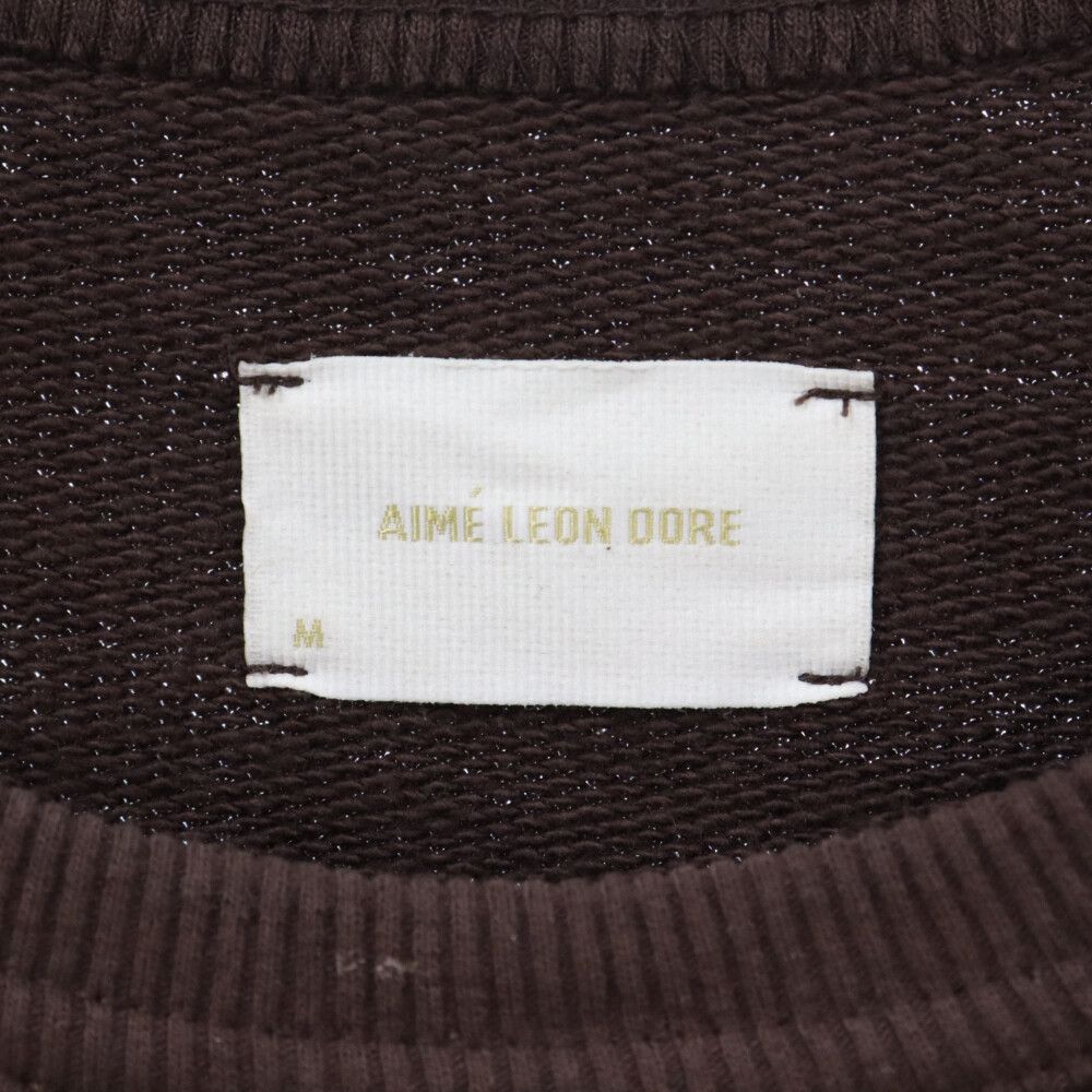 AIME LEON DORE (エメ レオン ドレ) Chenille Applique Crewneck