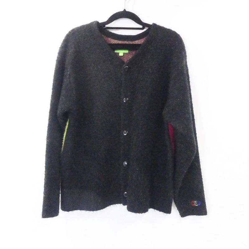 姫路東店】 中古 HUF | ハフ カーディガン H-DOG CARDIGAN ブラック 