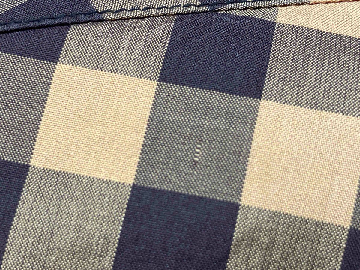 PRADA プラダ ストライプレギュラーカラーシャツ 37 14 1/2