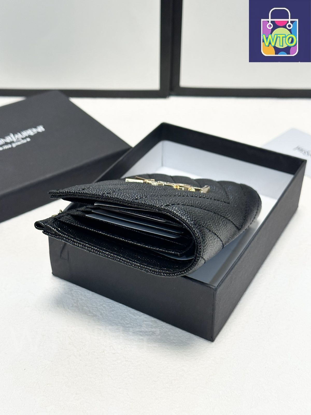 YSLミニウォレット SAINT LAURENT - （美品）サンローラン SAINT LAURENT YSL
