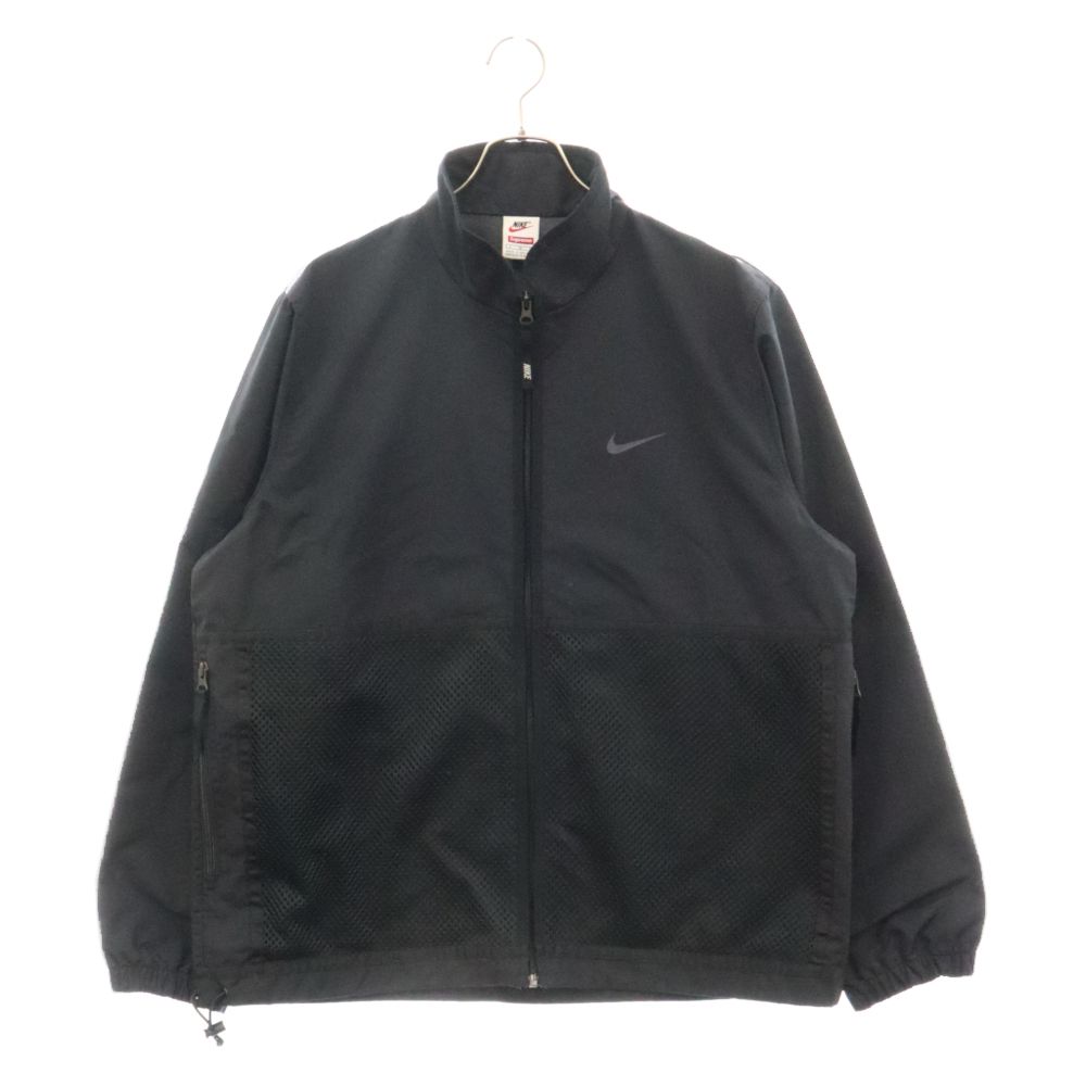 SUPREME (シュプリーム) 17AW ×NIKE Trail Running Jacket ナイキ トレイル ナイロン ジップアップ ランニングジャケット ブラック t921635-010