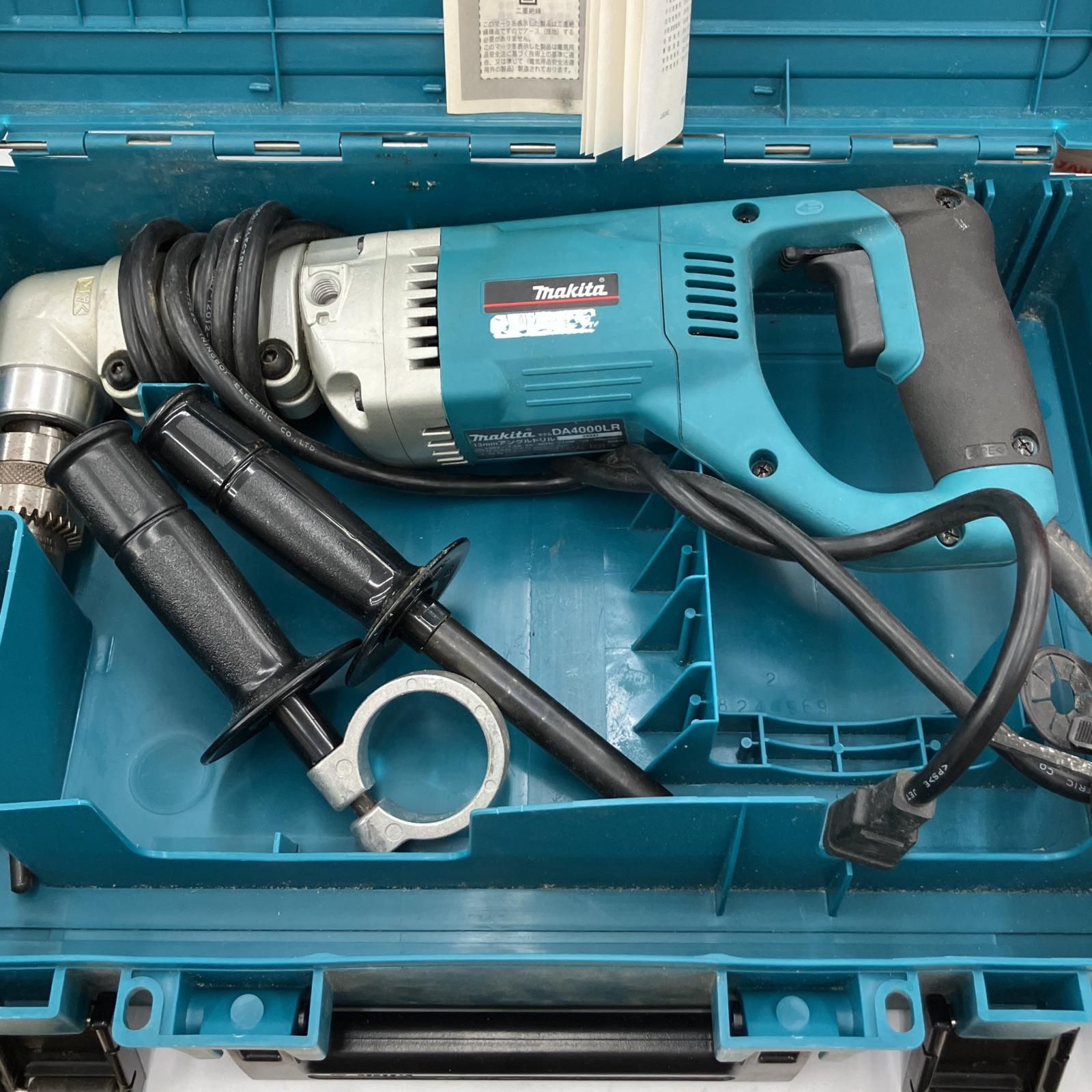 △△MAKITA マキタ 13mm アングルドリル 100V DA4000LR ブルー