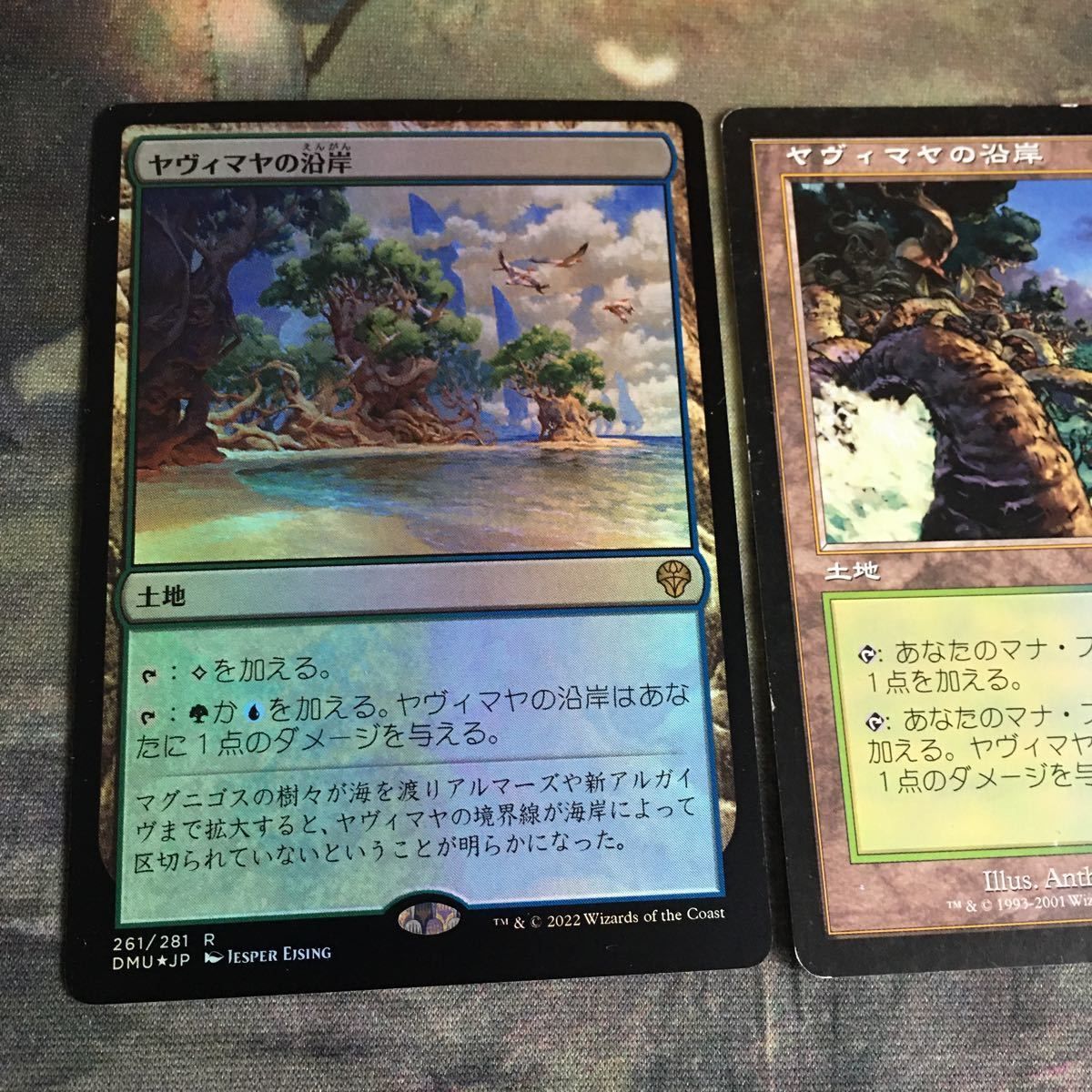kw1 67 ヤヴィマヤの沿岸 Foil MTG APC アポカリプス ダメラン 2枚 
