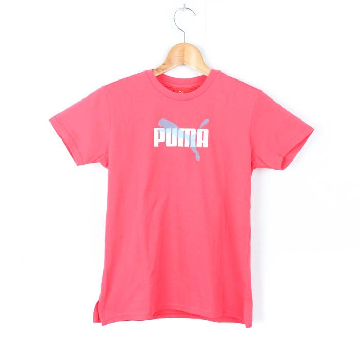 プーマ 半袖Tシャツ ロゴT スポーツウエア レディース Lサイズ ピンク