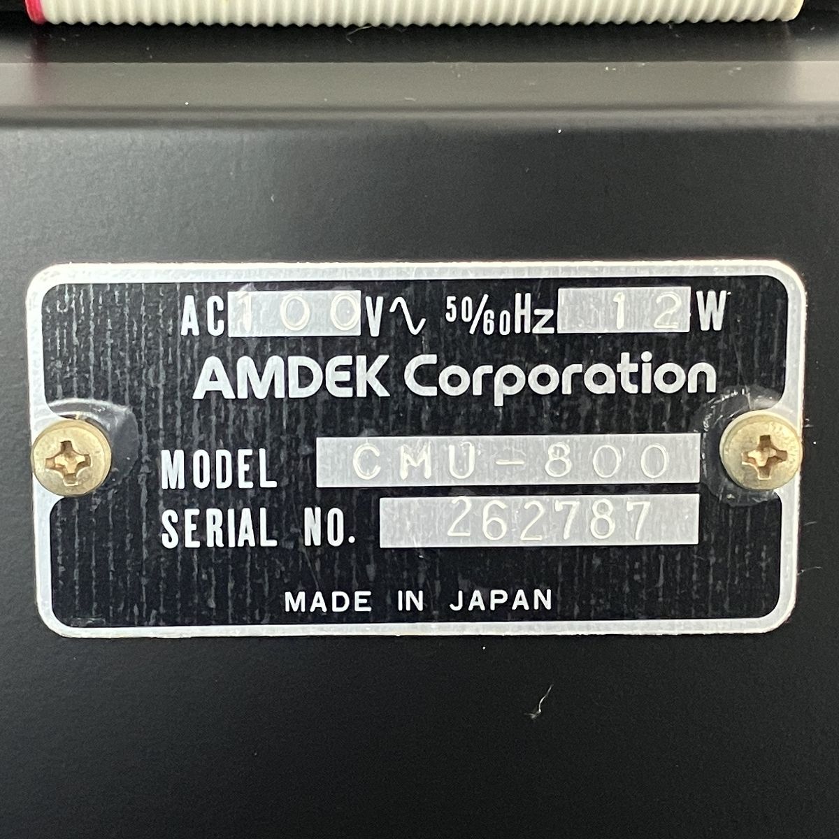 AMDEK COMPU MUSIC CMU-800 音源モジュール 通電確認済 AMDEK COMPU MUSIC CMU-800 音源モジュール 通電確認済 アンプ