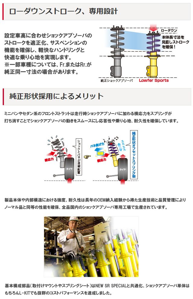カヤバ KYB ローファースポーツ Lowfer Sports SPORTS | LOWFER