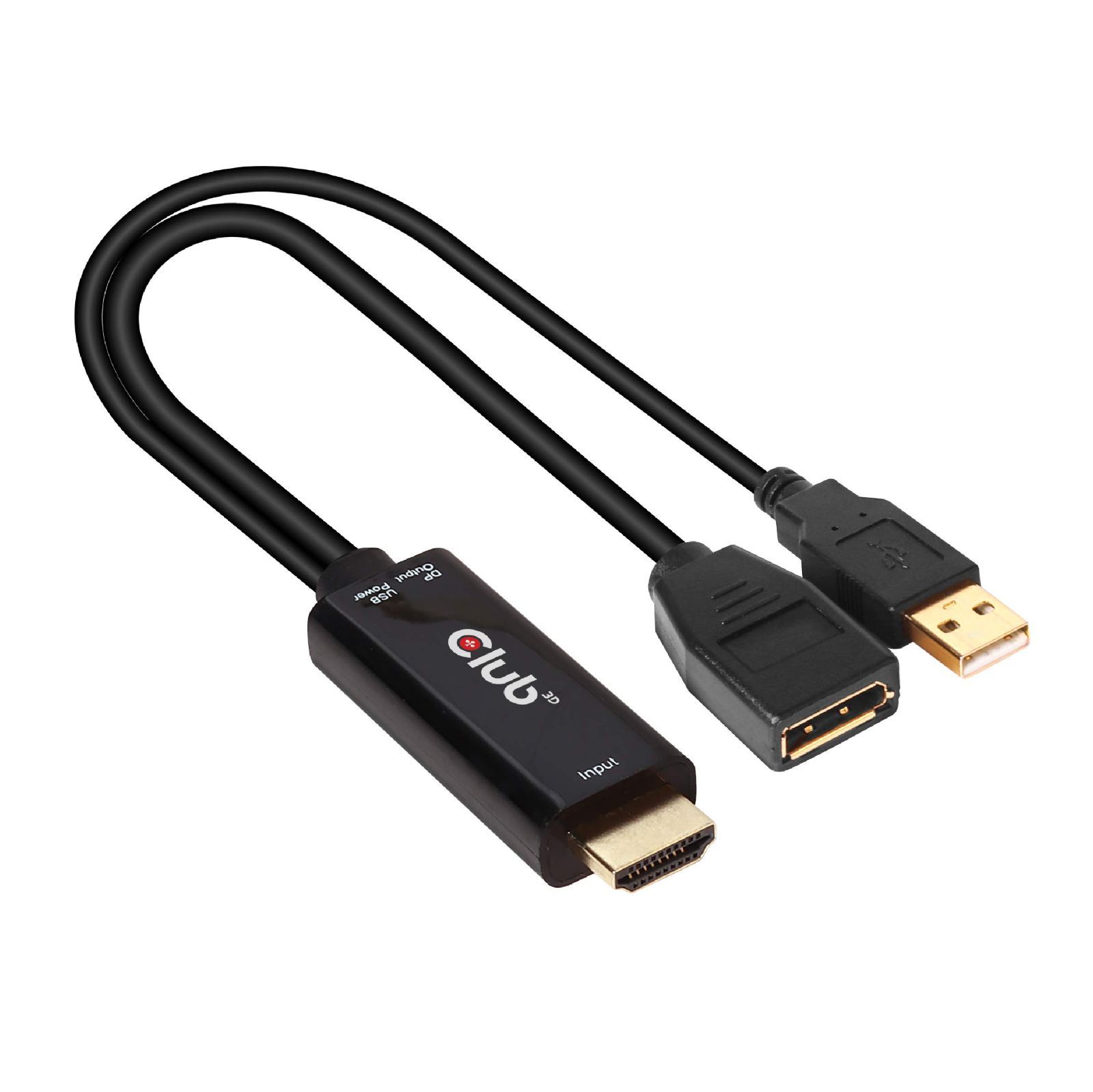 Club3D HDMI Male オス to DisplayPort 1.2 Female メス アクティブ