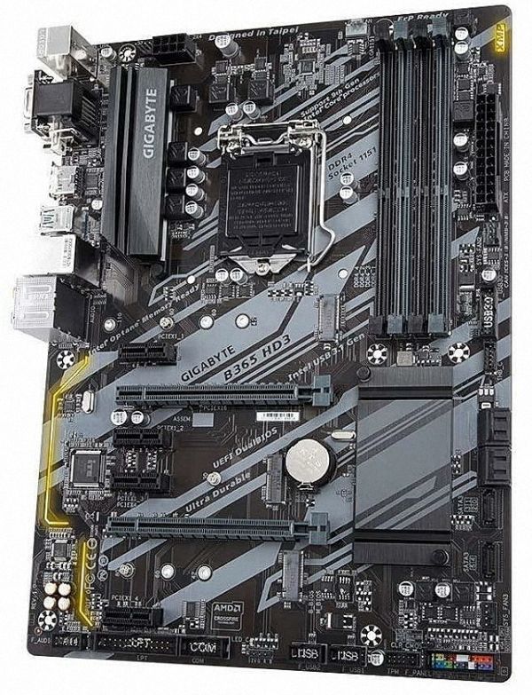 マザーボード GIGABYTE B365 HD3 LGA 1151 Intel B365 SATA 6Gb/s ATX Intel Motherboard