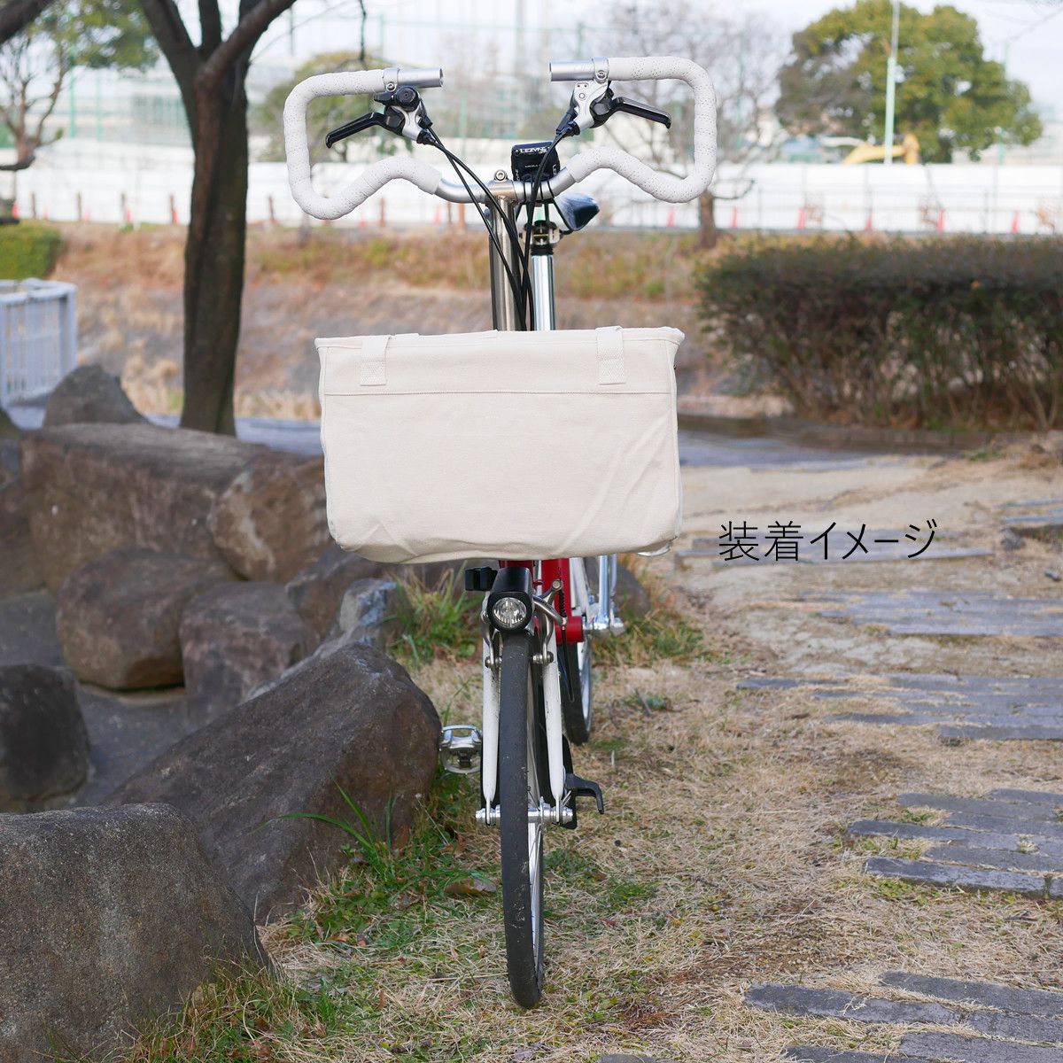 新品•未使用品 ] 自転車用フロントバッグ ダホンやブロンプトンなどに