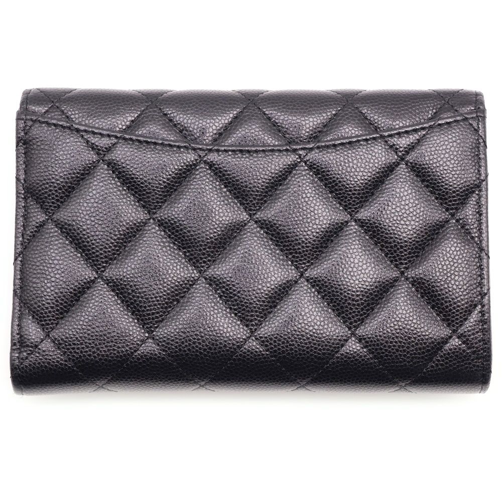 シャネル ココマーク ラムスキン ロングウォレット CHANEL (シャネル) マトラッセ ココマーク ロングウォレット