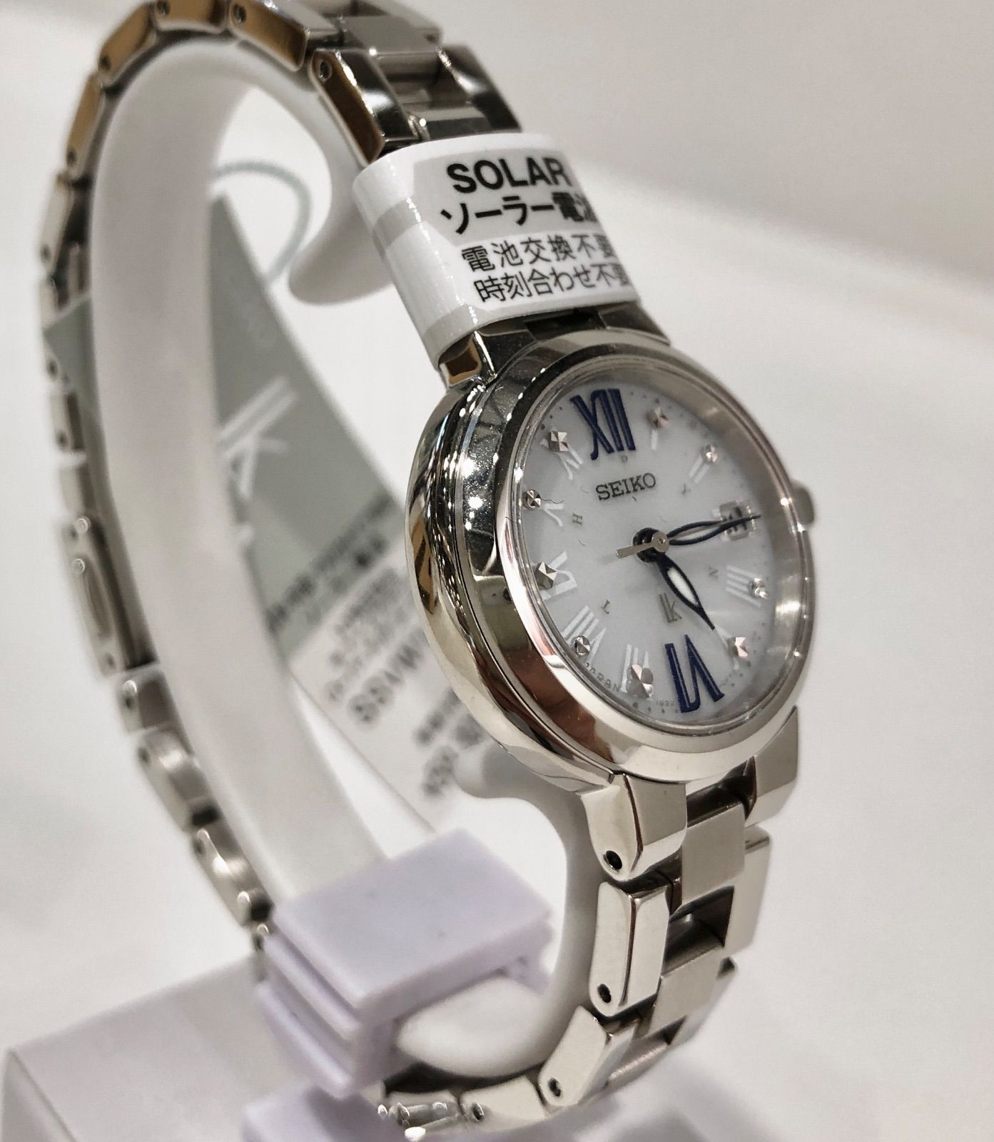 新品正規品】SEIKO ルキア 電波ソーラー プラチナダイヤシールド