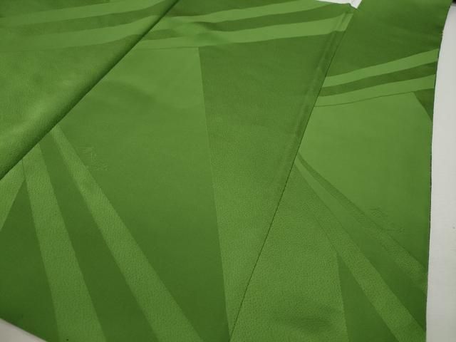 平和屋着物○染色作家 斉藤三才 振袖 寿光織 三歳鳥 暈し染め 金銀糸