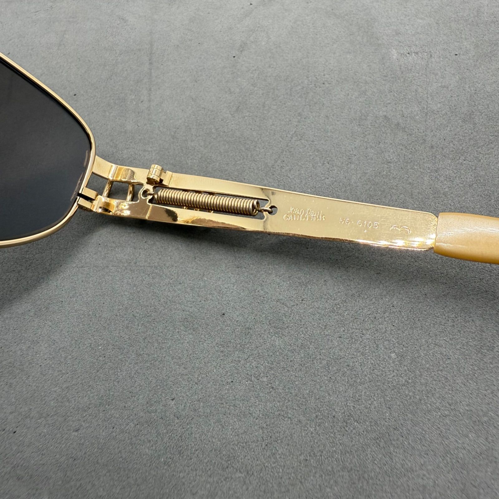jean paul GAULTIER gold spring sunglasses 56-6105 ジャンポール
