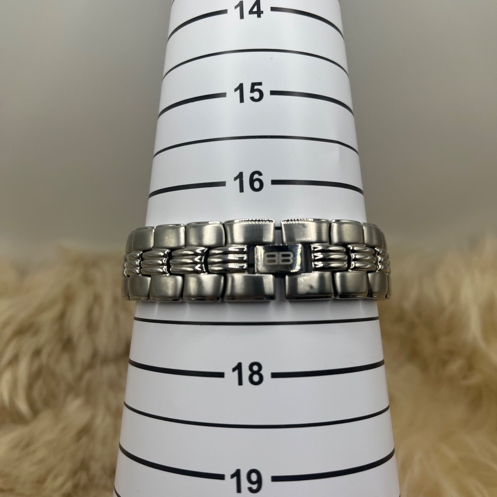 稼働品 BALENCIAGA バレンシアガ 腕時計 クオーツ シルバー レディース