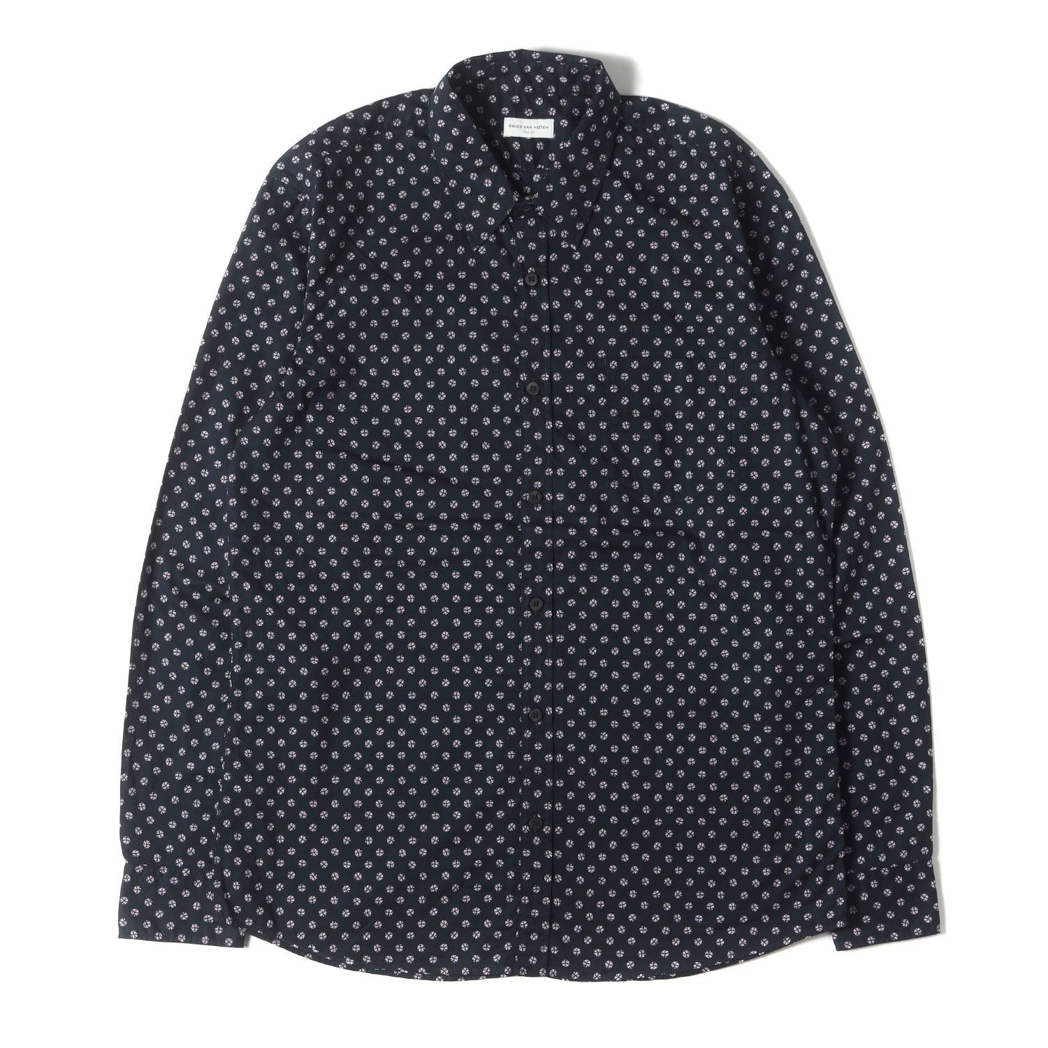 美品】DRIES VAN NOTEN ドリスヴァンノッテン シャツ ブラック 黒  