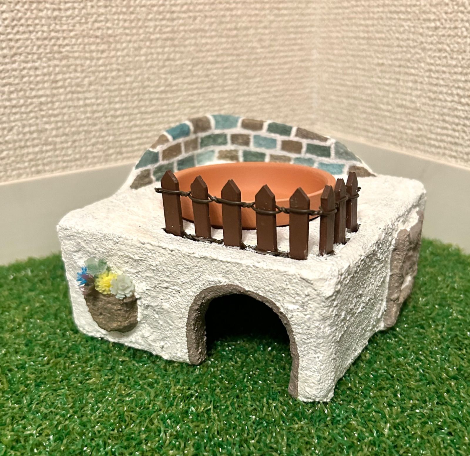 ウェットシェルター　レオパ　レンガ