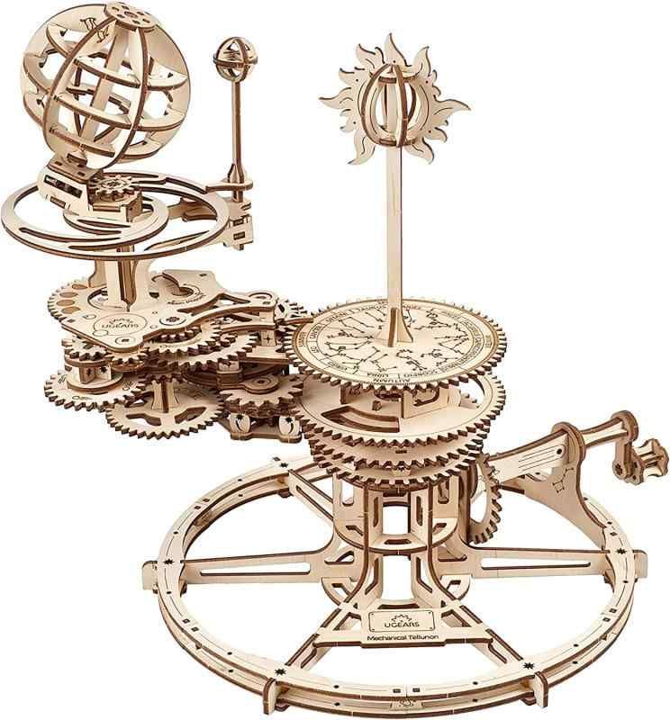 Ugears メカニカルテルリオン 70167 木製パズル 工作 模型 接着剤工具不要 大人 子供