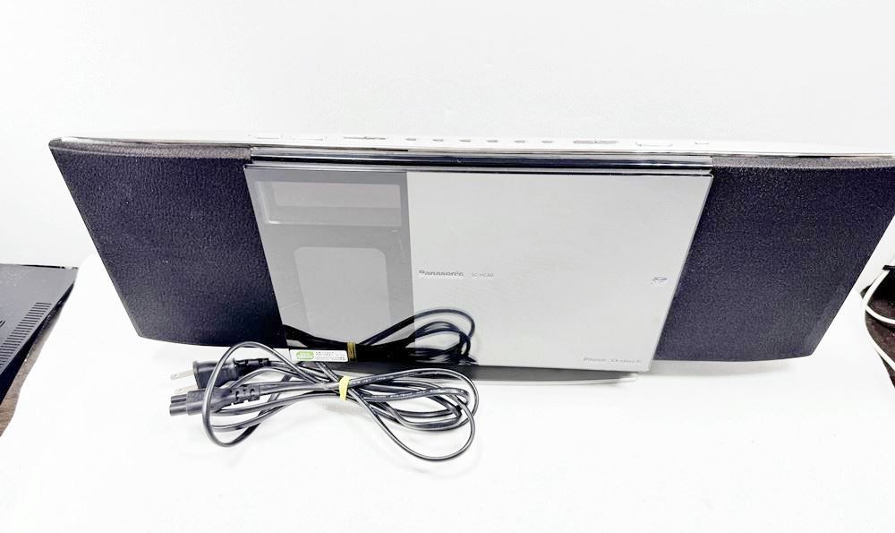 HY】【美品】Panasonic SC-HC40-K ブラック iPod/iPhone対応 D-dock