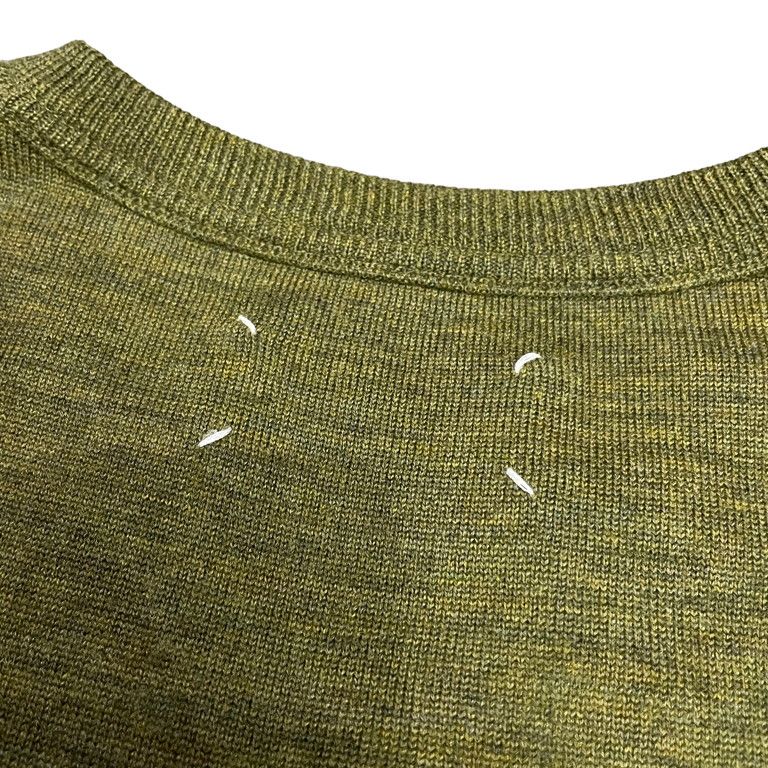 Maison Martin Margiela 10 06AW ステッチ留めウールVネックニット