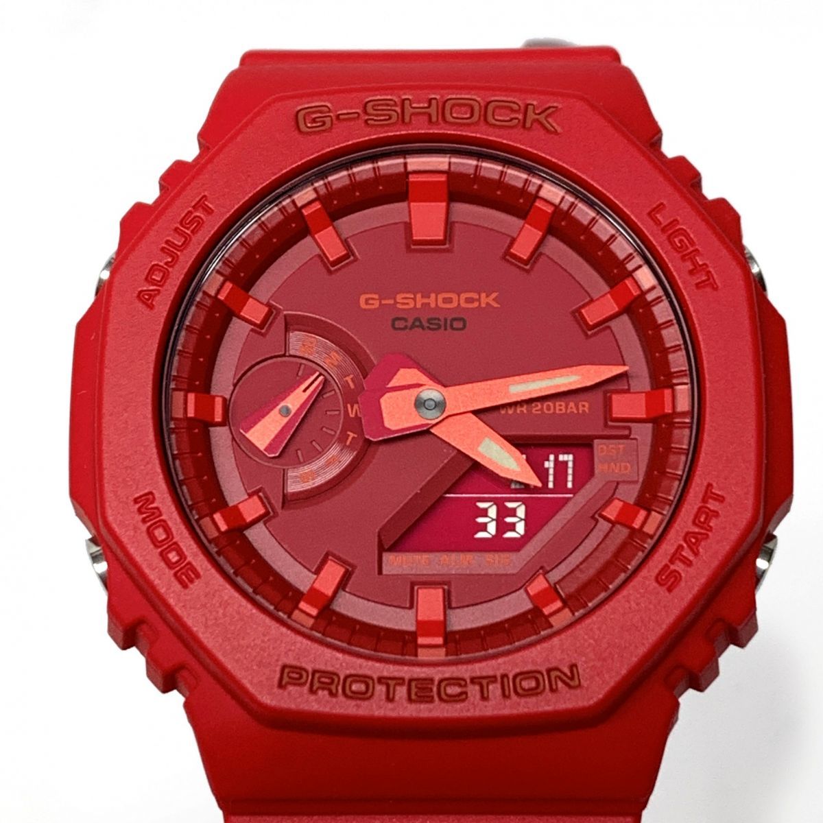 CASIO　カシオ　G-SHOCK　GA-2100-4AJF　デジタルアナログ　※新古品　【津山店】