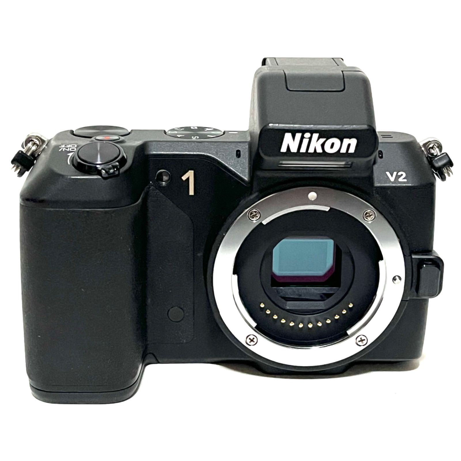 ☆極上品☆ トップ Nikon 1 V2 ボディー ブラック ミラーレス一眼