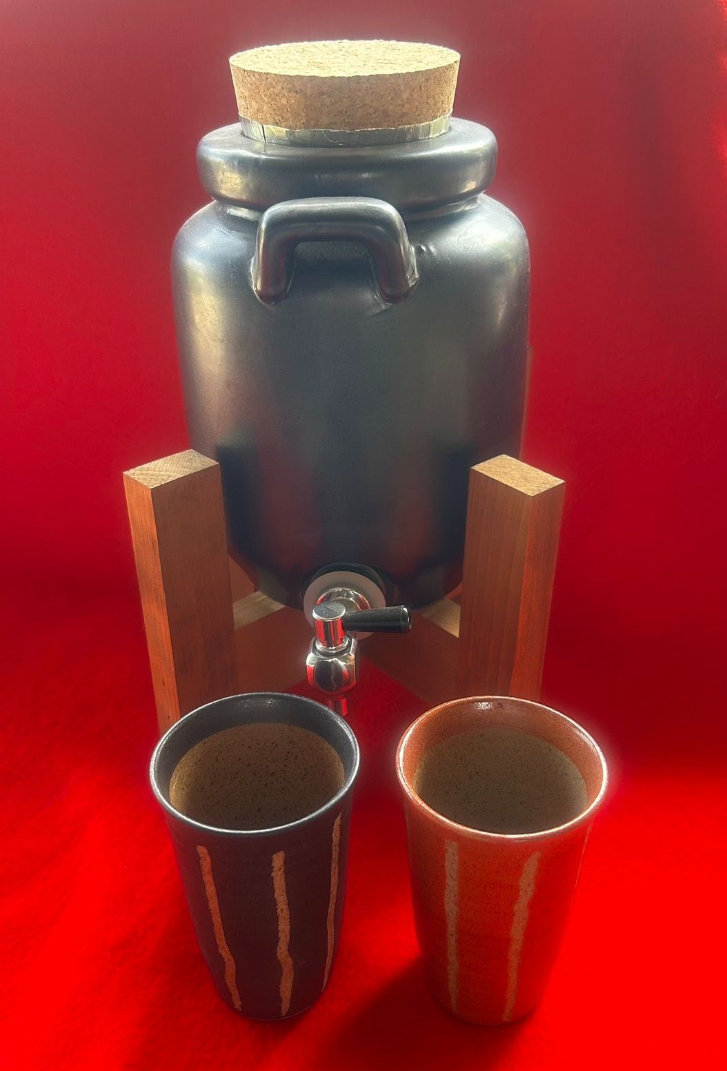 未使用】焼酎サーバー＆ペアフリーカップ お得なセット販売